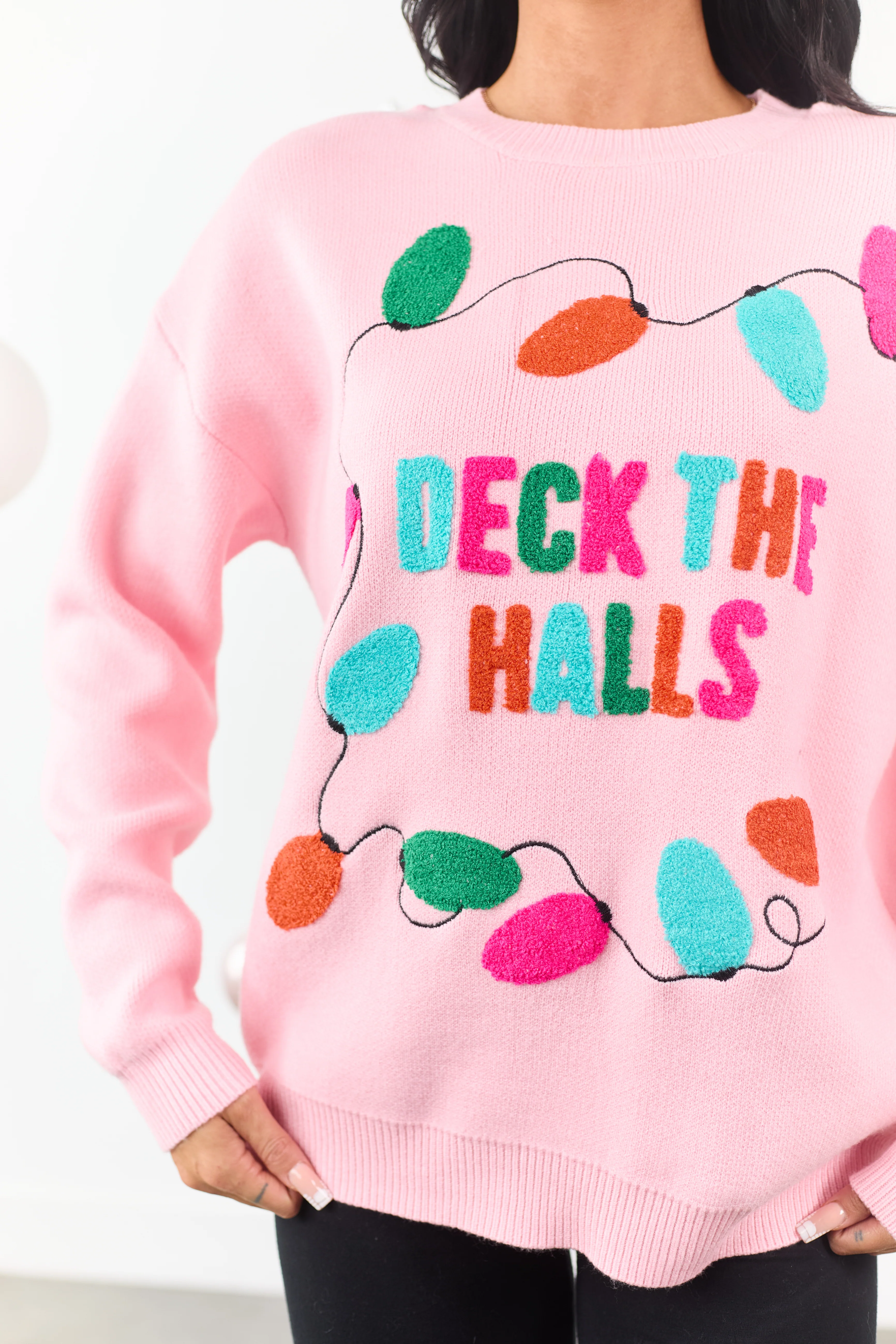 Carnation 'Deck the Halls' Holiday Graphic Sweater - Image 2