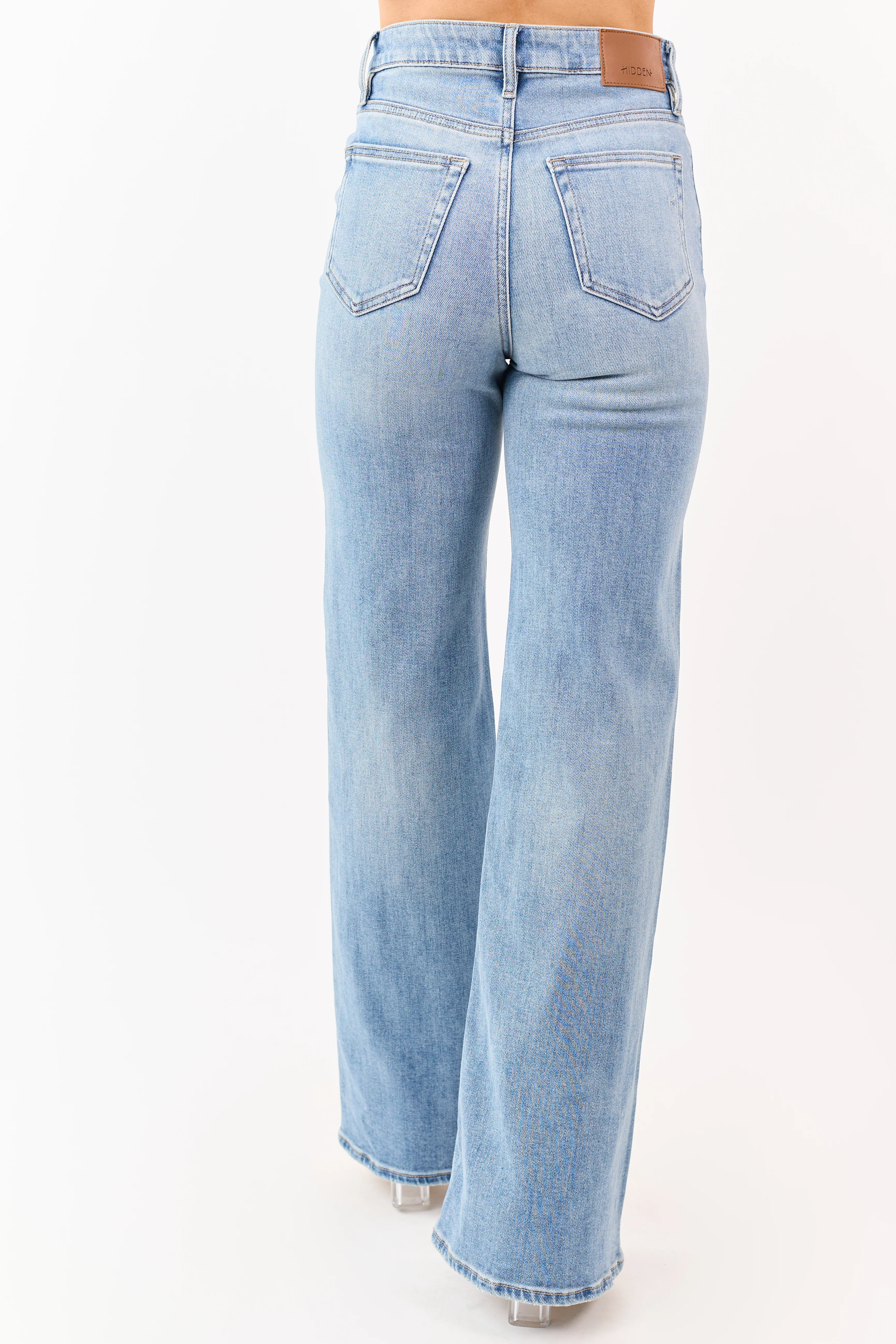 Hidden Premium Medium Relaxed Flare Stretch Jeans - Image 4