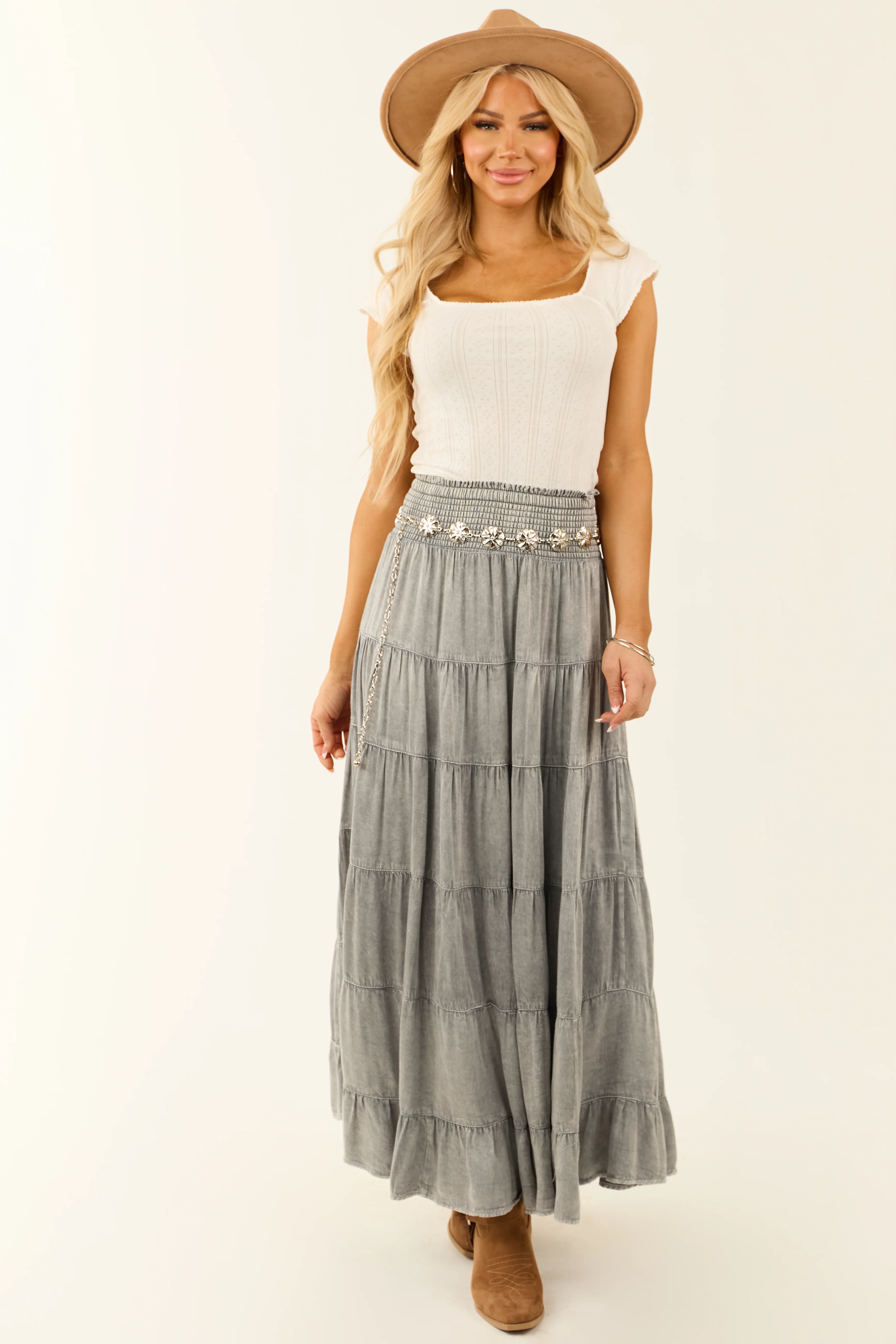 Ivory Pointelle Knit Cap Sleeve Fitted Top - Image 3