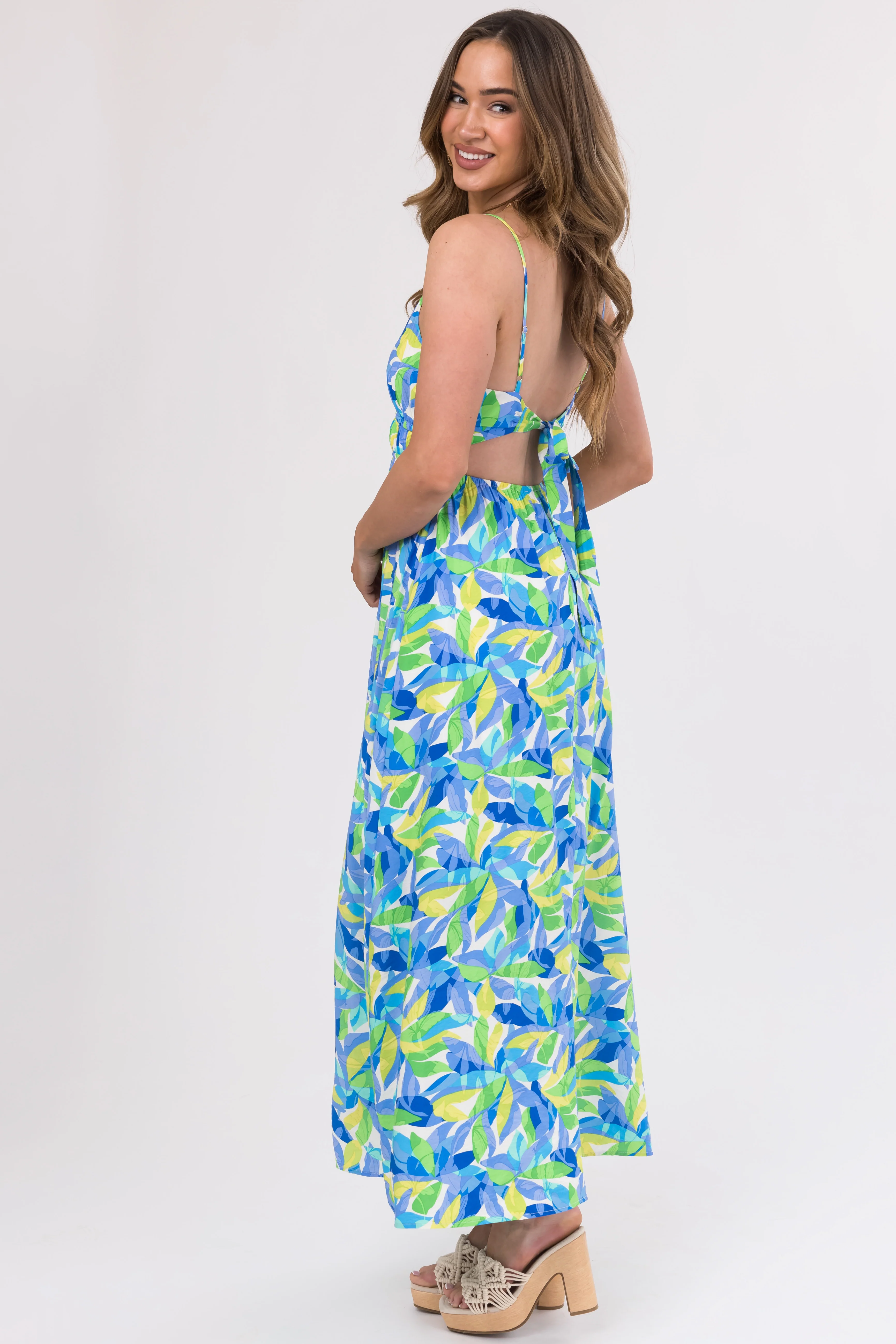 Sapphire Open Back Sleeveless Maxi Dress - Image 5