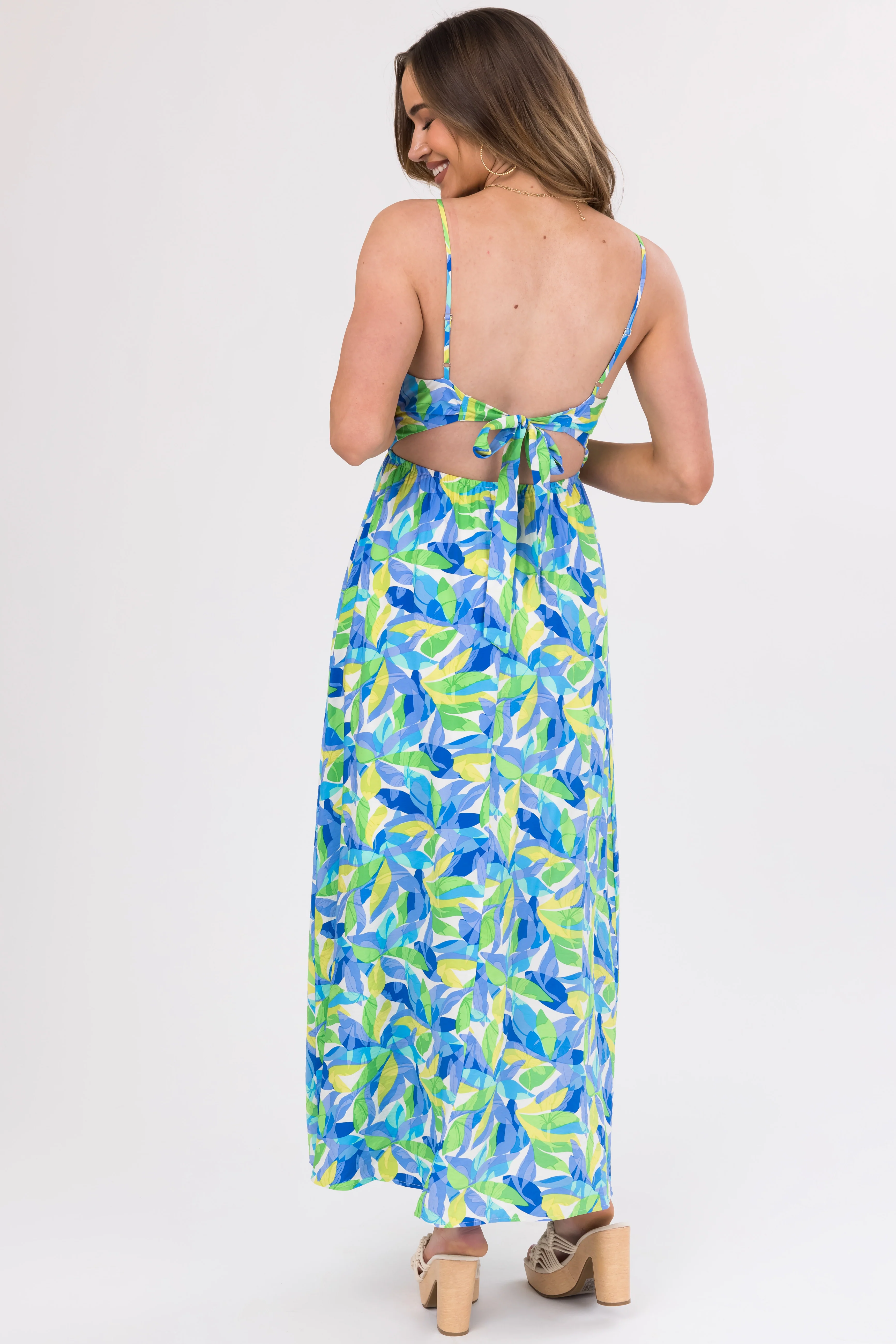 Sapphire Open Back Sleeveless Maxi Dress - Image 6