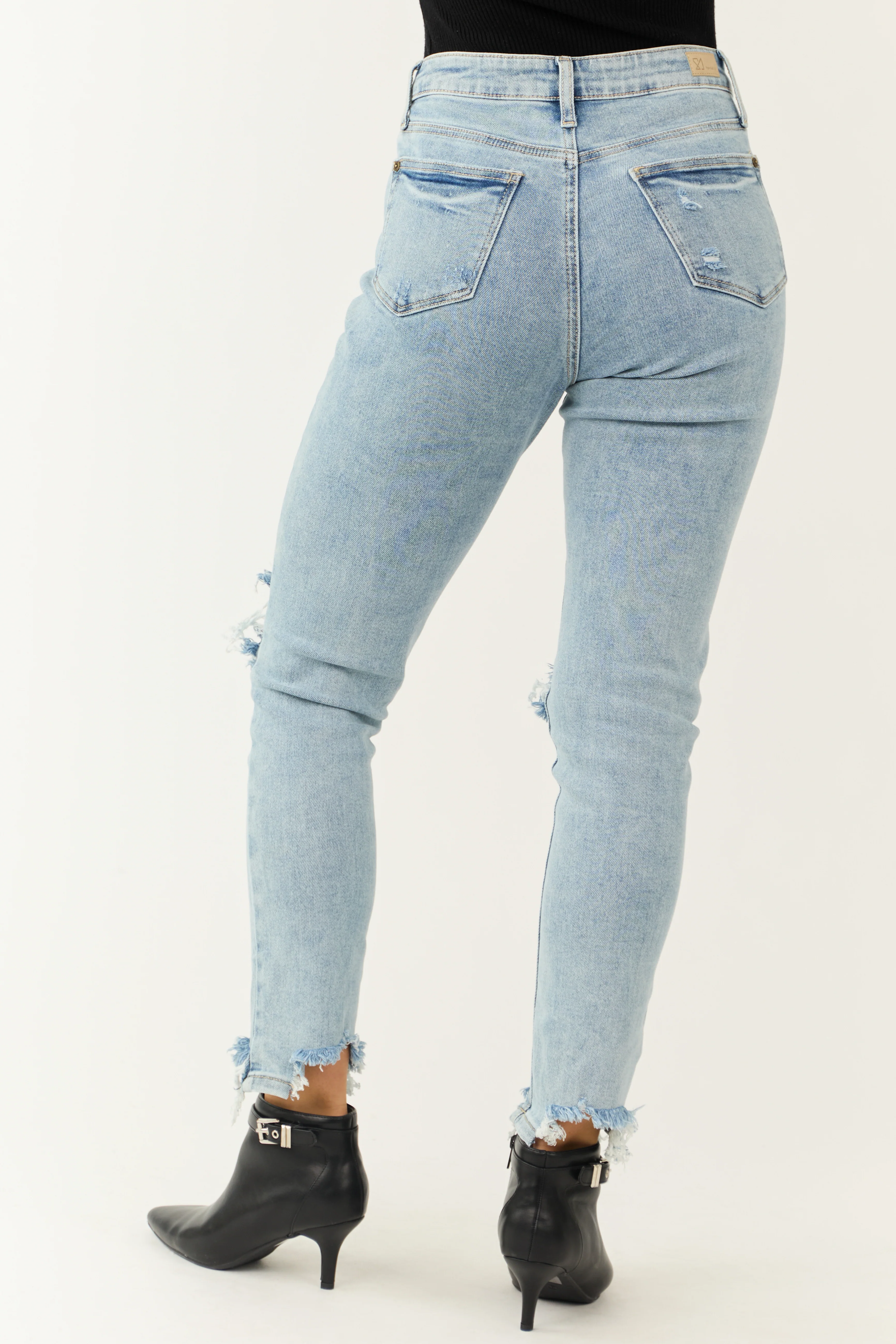 Special A Light Wash Straight Leg Jeans - Image 4