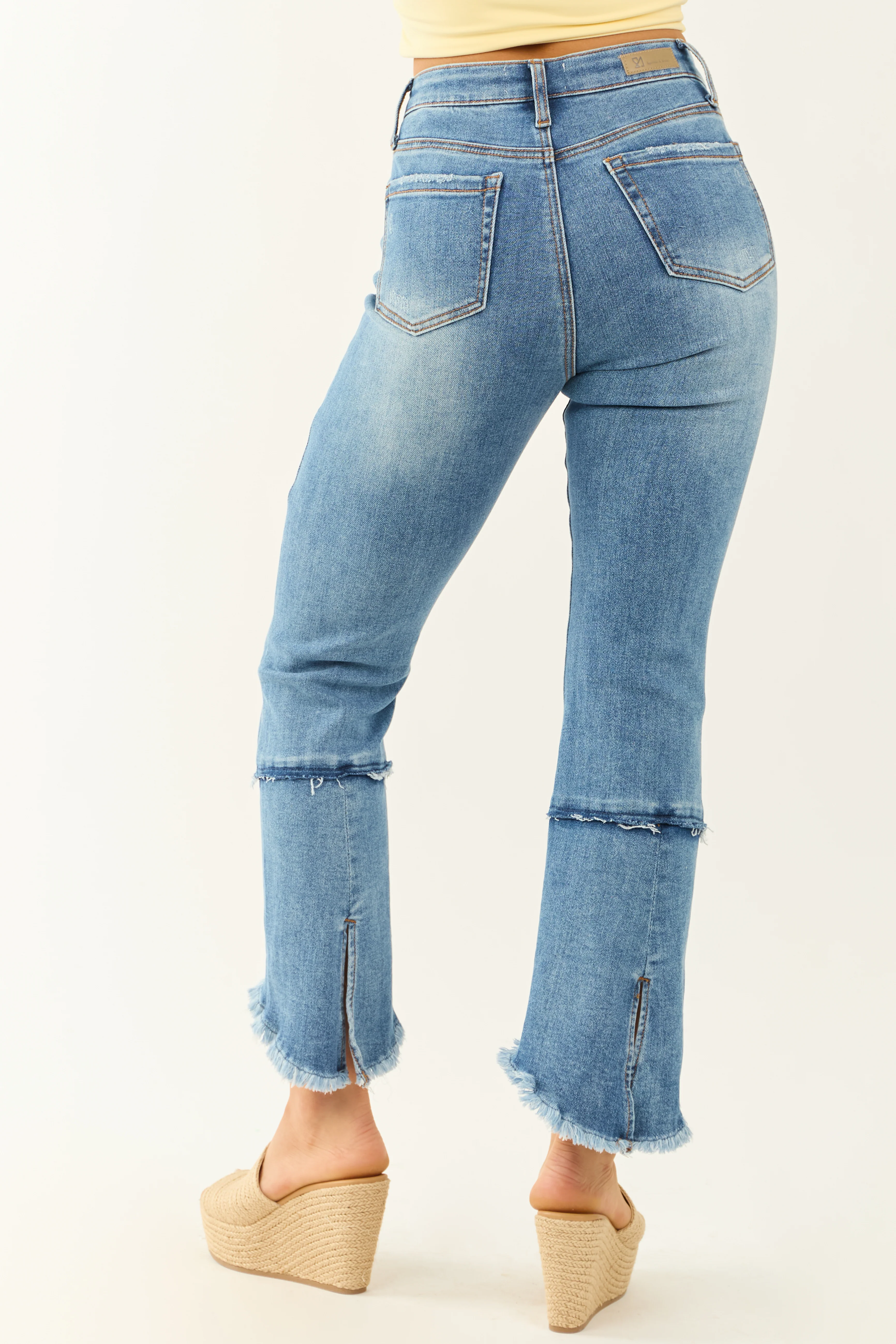 Special A Stretchy Tummy Control Kick Flare Jeans - Image 4