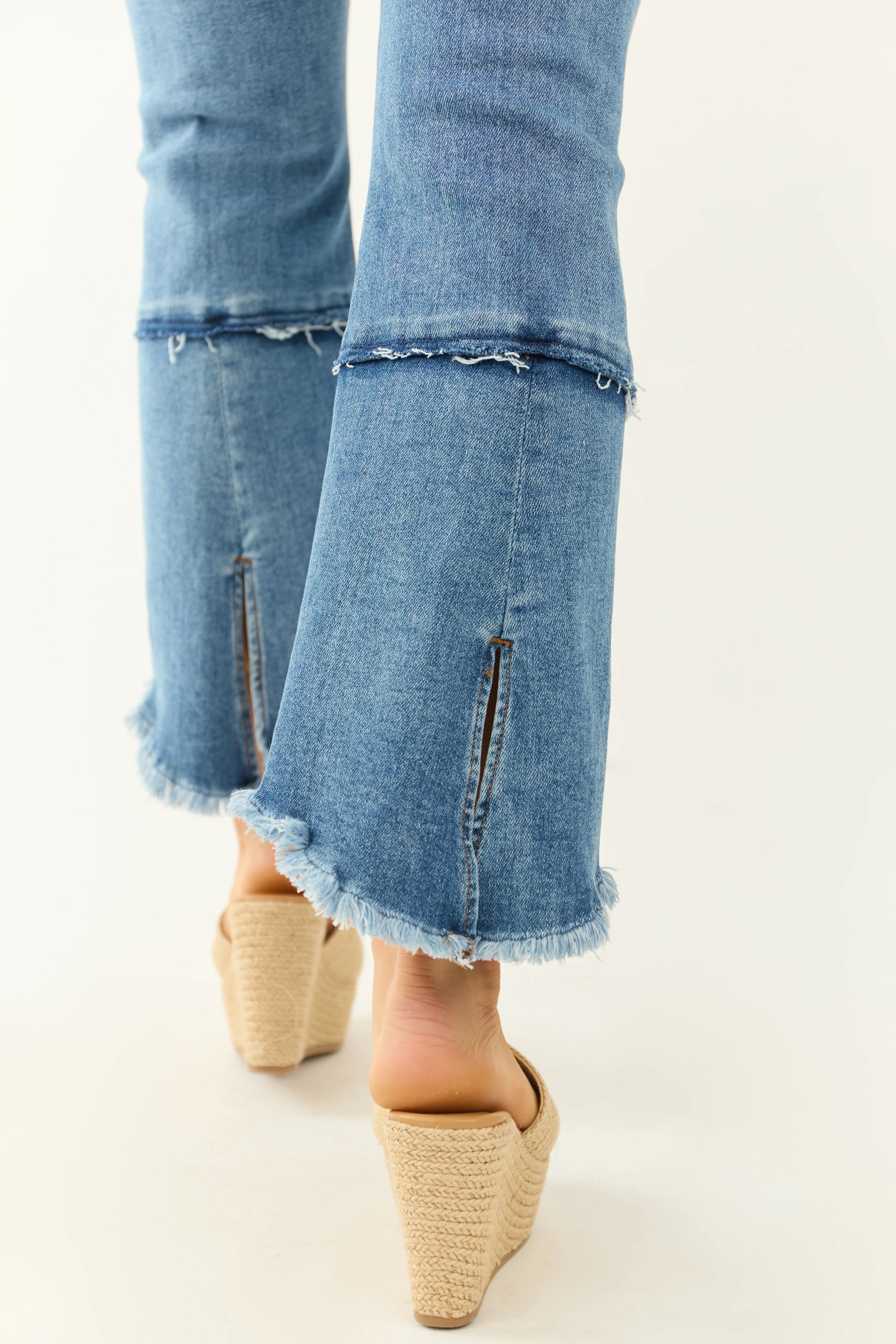 Special A Stretchy Tummy Control Kick Flare Jeans - Image 7